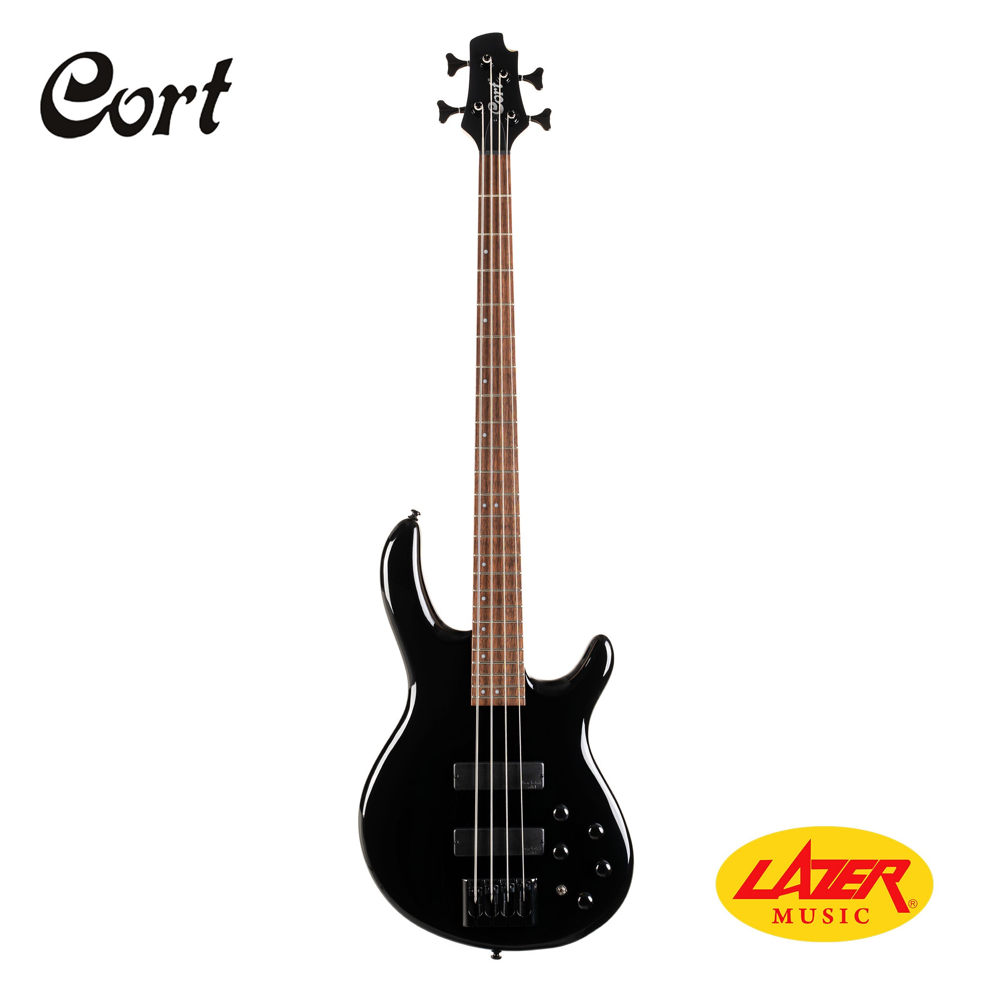 Cort C4 Deluxe Bass Guitar (Black)